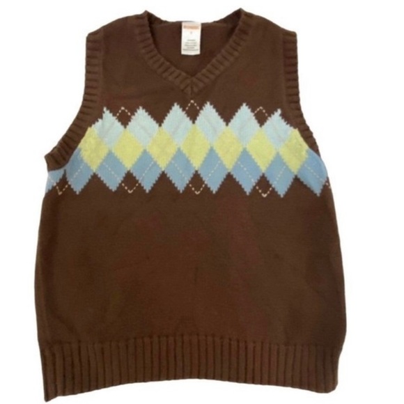 Gymboree Boys  Argyle Sweater Vest; size: 5 - Picture 1 of 5